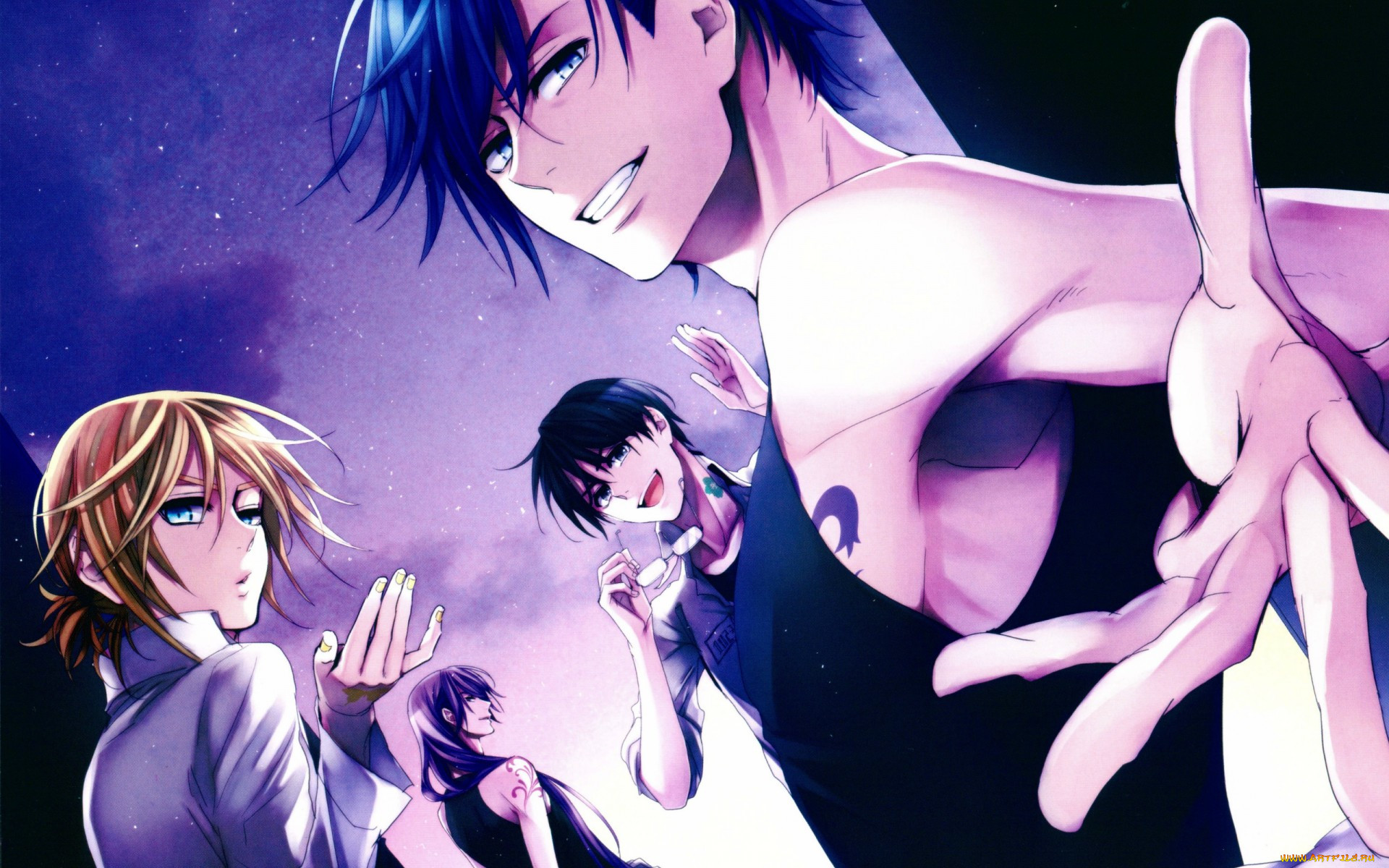, vocaloid, kioteru, hiyama, , len, kagamine, kaito, kamui, gakupo